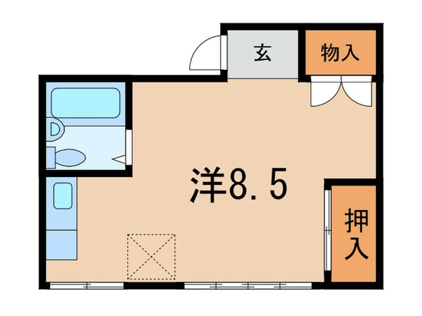 コーポすみれの物件間取画像